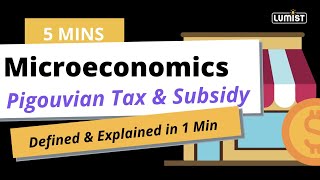 Pigouvian Tax amp Subsidy in Economics Optimal Tax Optimal Subsidy  Microeconomics Lumist [upl. by Martreb]