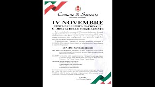 Giornata dellUnità Nazionale Michele Gargiulo  preghiera  Sorrento 4 novembre 2024 [upl. by Ellah721]