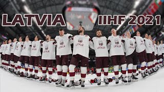 IIHF 2021  All 15 Latvian goals [upl. by Wilscam]