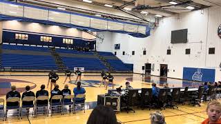 Pequot Lakes Pine River Backus Dance Team JV Kick 2023 [upl. by Nollie]