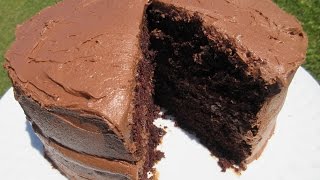 HERSHEYS quotPERFECTLY CHOCOLATEquot CAKE  How to make a moist CHOCOLATE CAKE Recipe [upl. by Ransome]