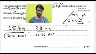 Chemistry GCSE Concentration Calculations [upl. by Alan301]