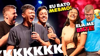 TENTANDO SALVAR UM NAMORO TÓXICO NO NOSSO PRIMEIRO SHOW 😂 ft Renato Albani amp Victor Sarro [upl. by Dobson585]