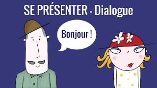 Se présenter en français fle dialogue niveau A1 débutant – communication 1bis [upl. by Carothers478]