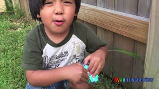 Ryan plays with Orbeez and Surprise Toys Challenge [upl. by Bathsheeb]