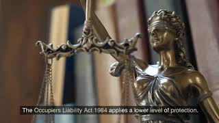 Occupiers Liability Act 1984 wwwelawresourcescouk [upl. by Brnaba]