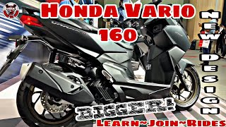 HONDA VARIO 160  HONDA CLICK 160 ABS VERSION  Specifications and Features [upl. by Endres]