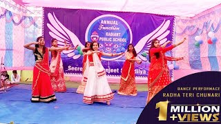 Radha Teri Chunri dance Performance at Radiant Public School Bheldi [upl. by Ettelra248]