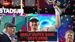 Way Too Early 2024 Super Bowl Odds [upl. by Colly]