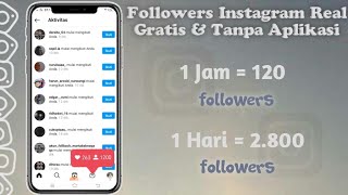 no login CARA MENAMBAH FOLLOWERS INSTAGRAM TIKTOK GRATIS SEPUASNYA MODAL USERNAME‼️ [upl. by Fritzie132]