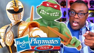 POWER RANGERS Joins NINJA TURTLES at Playmates Toys Does Hasbro Lightning Collection Have a Future [upl. by Nyrhtakyram]