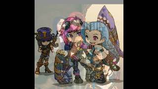 Jinx x Vi x Caitlyn 💖💖 [upl. by Rushing]