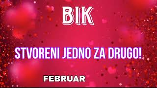 BIK  Stvoreni jedno za drugo 💕🥰 Tarot čitanje za februar horoskop 💫 [upl. by Petronilla]