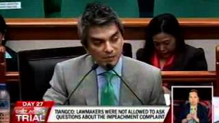 Tiangco believes PNOYs motive was to control judiciary Enrile Opinion [upl. by Ezarras700]