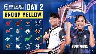 EN 2024 PMGC League  Group Yellow Day 2  PUBG MOBILE Global Championship [upl. by Ahsekal]