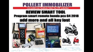 Review Smart Tool Program Honda PCX G4 2018 when all fob lost Presented by Pollert [upl. by Farleigh]