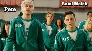 Rami Malek and Pete Davidson sing a Squid Game country song on SNL [upl. by Nedloh853]