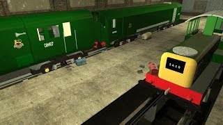 Gmod BR Diesels In Snow [upl. by Refenej]