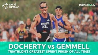 One of the greatest triathlon sprint finishes ever [upl. by Thetis]