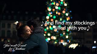 Youre all I want for Christmas Lyrics Rico J Puno [upl. by Alemac]