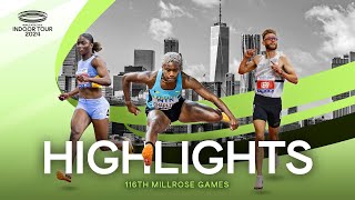 Millrose Games Highlights  World Indoor Tour 2024 [upl. by Atsylak609]