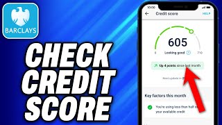 How To Check Credit Score On Barclays Banking App 2024  Easy Fix [upl. by Fredek8]