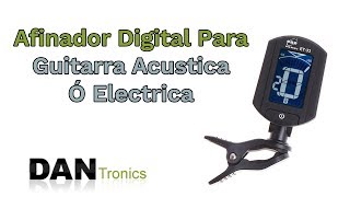 Afinador Digital Para Guitarra Acustica Ó Electrica [upl. by Anneiv]