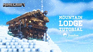 Minecraft tutorial A Real Architect Builds a Base in Minecraft  Mountain lodge 109 [upl. by Nyladgam263]