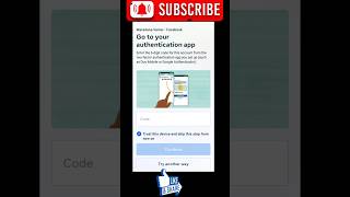 Go To Your Authentication App Facebook Problem  How To Solve Authentication App Facebook Problem [upl. by Akiehsat]