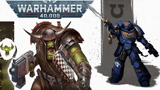 Ultramarines Vs Orks 3000pts Warhammer 40000 10th Edition Battle Report warhammer40k  warhammer [upl. by Rebekkah425]