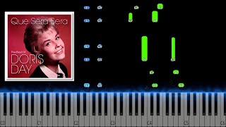 Doris Day  Que Sera Sera Piano Tutorial [upl. by Deragon71]