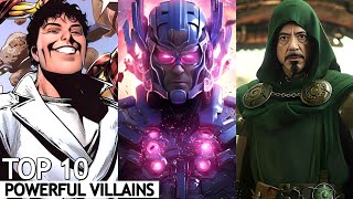 Top 10 Most Powerful Villains in Marvel Universe  BNN Review [upl. by Ulrich]