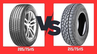 Tire Size 20575r15 vs 21575r15 [upl. by Eilsew]