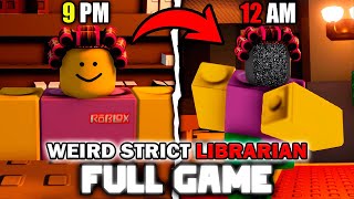 Weird Strict Librarian  Full Walkthrough  Roblox [upl. by Ibbetson488]