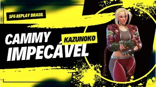 Kazunoko Jogando de Cammy em Street Fighter 6  Performance Impecável e Técnicas Avançadas [upl. by Ainsworth935]