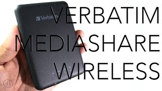 Verbatim Mediashare Wireless Review  Back Up On The Go [upl. by Munro]