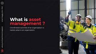 Maintenance Management amp Reliability Engineering Course  What is asset management [upl. by Alekim948]