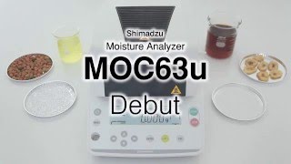 MOC63u  UniBloc Eletronic Moisture Analyzer by Shimadzu [upl. by Royden]