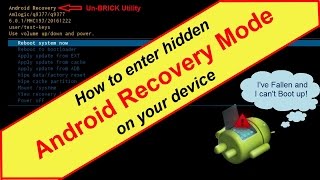 How to Reset your Android box using Android Recovery Mode [upl. by Anattar]