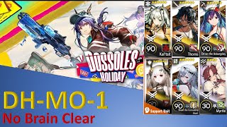 Arknights Dossoles Holiday  DHMO1  6 OPs No Brain Clear [upl. by Ajnotal]