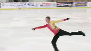 Nathan Cawrse  Intermediate Men Free Skate  2025 Pacific Coast Sectional Singles Final [upl. by Nnylecoj]