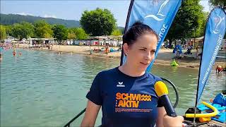 Schwimmen lernen im Strandbad Klagenfurt [upl. by Rollins]