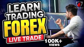 Learn Trading Forex  Live Trade  Anish Singh Thakur  Booming Bulls [upl. by Akinirt]