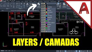 Criando e Configurando Layers no AutoCAD [upl. by Etneciv]