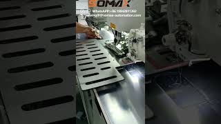 Lets see how to easy make a double welt pocket by Somax full automatic laser pocket welting machine [upl. by Burlie776]