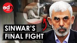 Drone Footage Shows Hamas Leader Yahya Sinwars Final Moment [upl. by Noryb761]