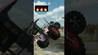 Tractor stunt 🔥🔥 tractordriving youtubeshorts trending shorts tractor [upl. by Ocirled]