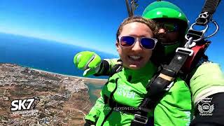 Tandem Skydive Salto de Paraquedas Algarve Anne [upl. by Attekal]