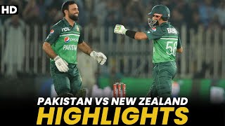 Highlights  Pakistan vs New Zealand  ODI  PCB  M2B2A [upl. by Nesnaj]