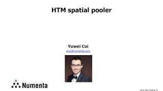 HTM Spatial Pooler [upl. by Zina905]